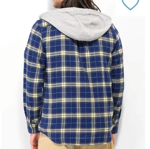 VANS NEW Parkway II Hooded Flannel Shirt Jacket - Picture 10 of 16